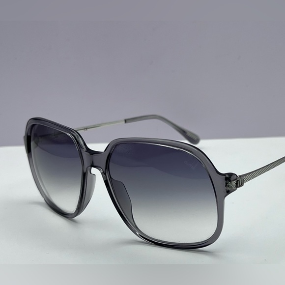 Dunhill SDH130 09MB-Transparent Grey Frame-Gradient Grey Lenses-NEW/AUTHENTIC - Picture 2 of 15
